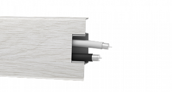 Плинтус ПВХ Arbiton - MACK 60 мм КАШТАН ДЖИРОНА 25 60х20х2500